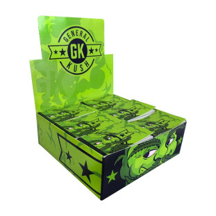 Caixa de Piteira de Papel General Kush Extra Large Green