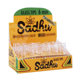 Caixa de Piteira de Vidro Sadhu Curta 6mm
