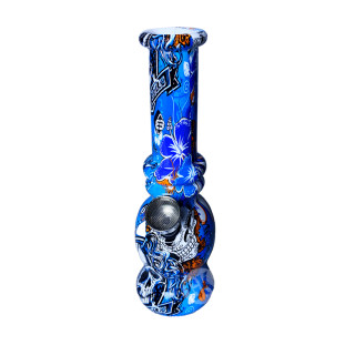 Bong de Vidro Toka Hauú GLASS-N-01 Blue 15,5cm