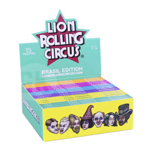 Caixa de Seda Lion Rolling Circus Edição Brasil 1 1/4 
